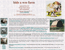 Tablet Screenshot of bideaweefarm.com